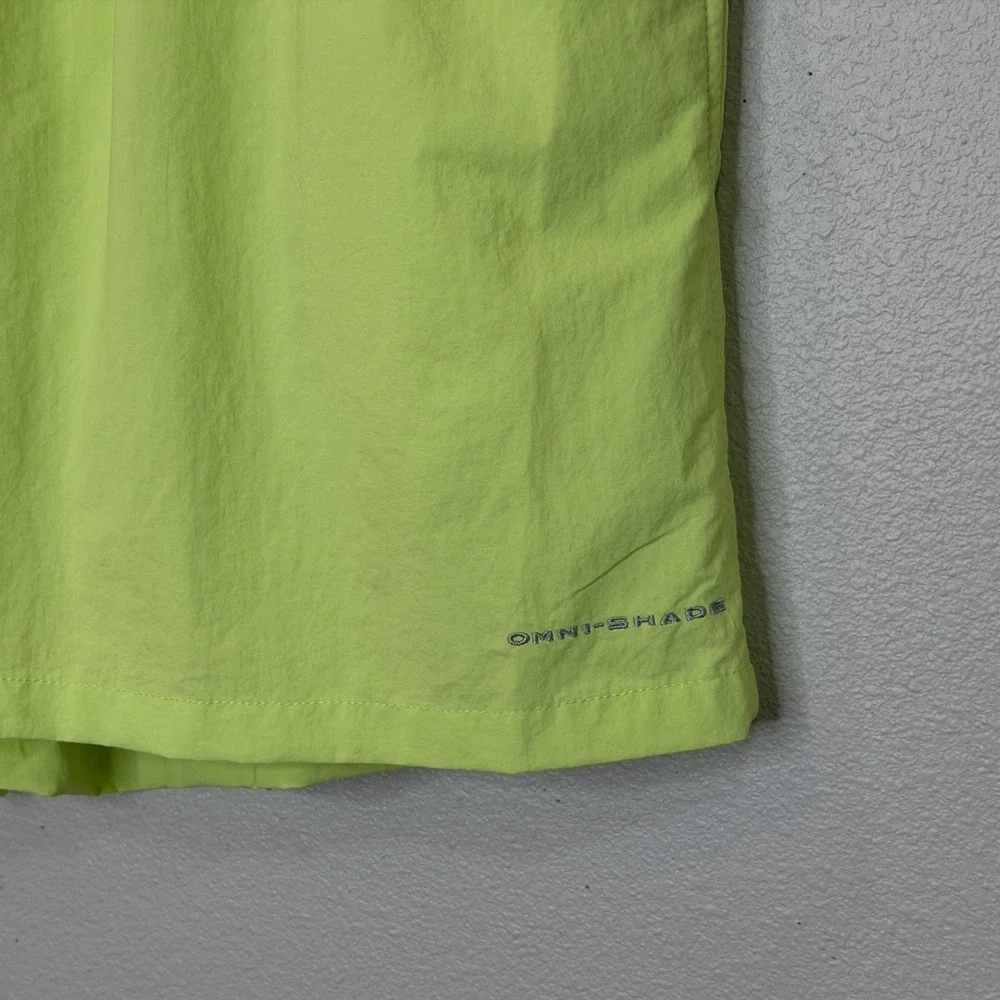 Columbia Omni Shade Swim Trunks Mens XXL Bright Yellow Elastic Waist Mesh Lining